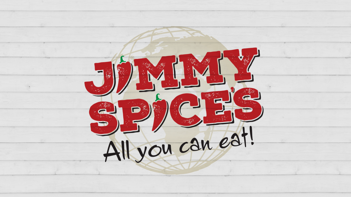 Creative restaurant branding for Birmingham restaurant Jimmy Spices