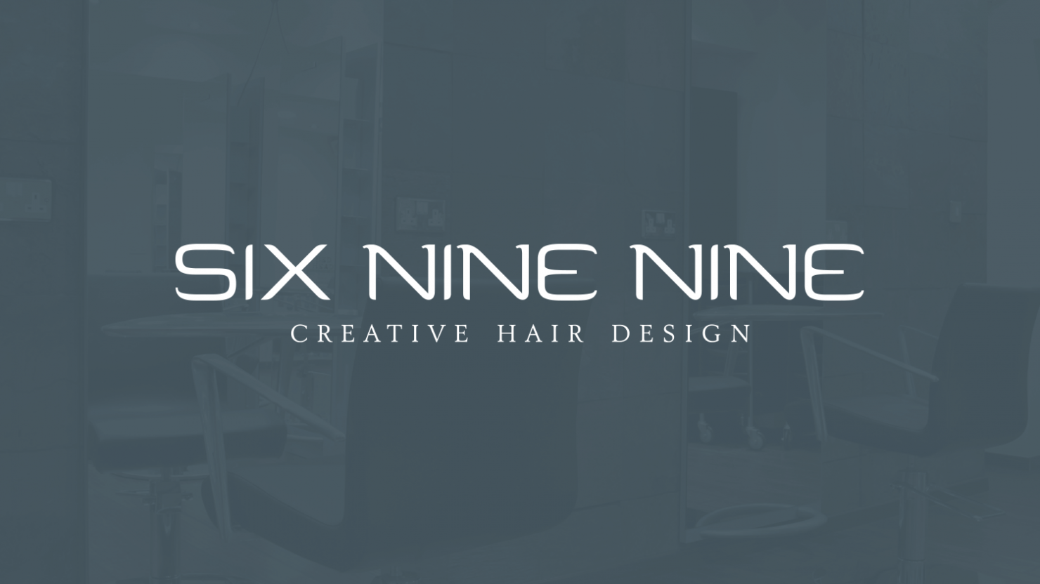 Logo design and branding for Six Nine Nine hair salon Solihull