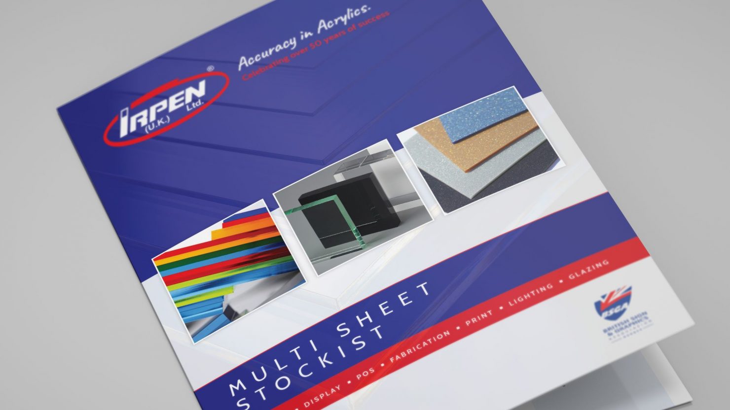 brochure design and branding example for irpen uk ltd birmingham