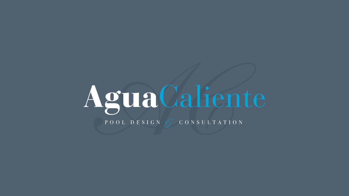 logo design and branding for agua caliente website