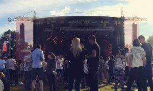 stage event branding at solihull summer fest 2017