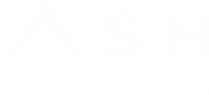 ash living logo design by colab digital