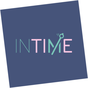 in time podcast logo design by colab digital