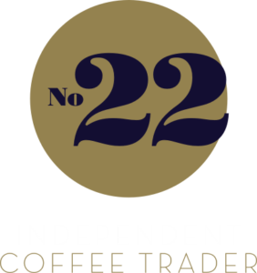 no 22 coffee trader solihull logo design by colab digital