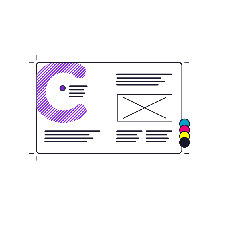 brochure design print by colab digital