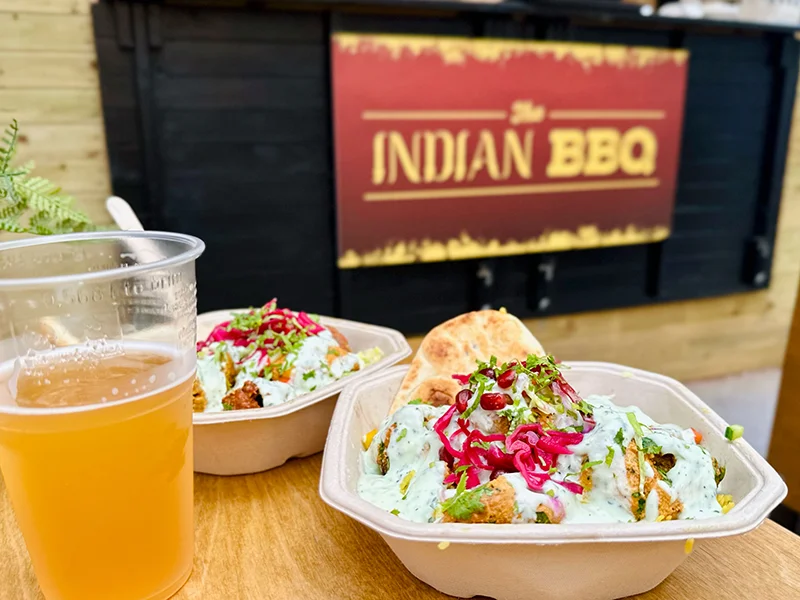 colab digital food festival event signage design solihull