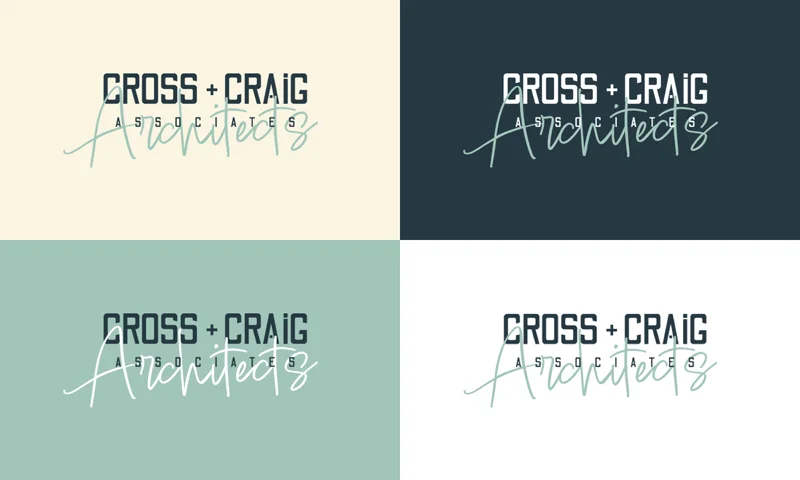 cross and craig solihull architects logo design colab digital