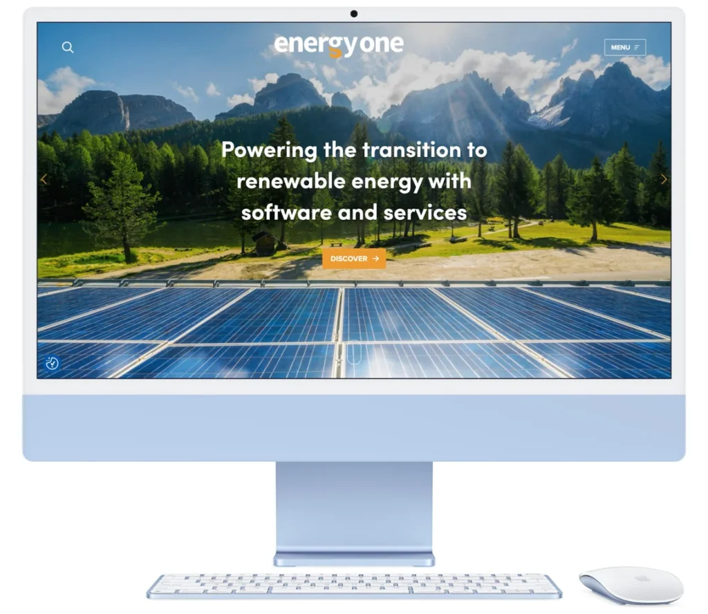 energy one website design colab digital