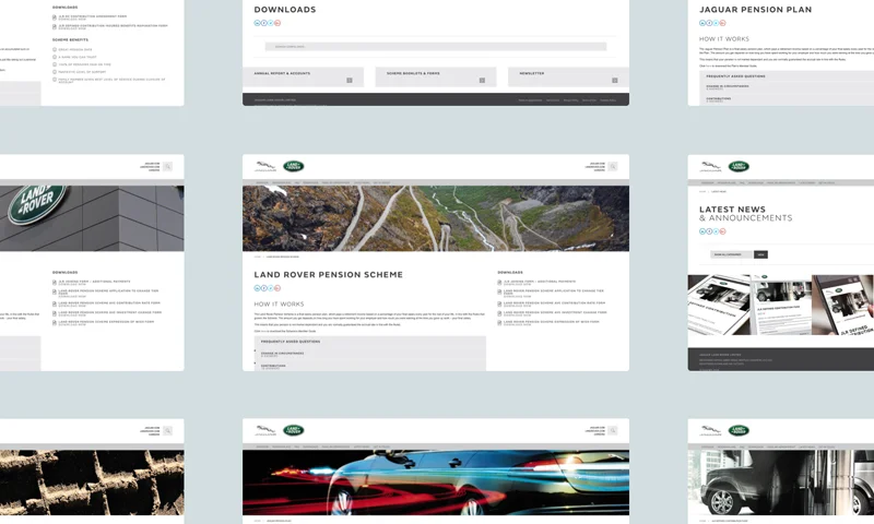 jaguar landrover global website brand identity colab digital