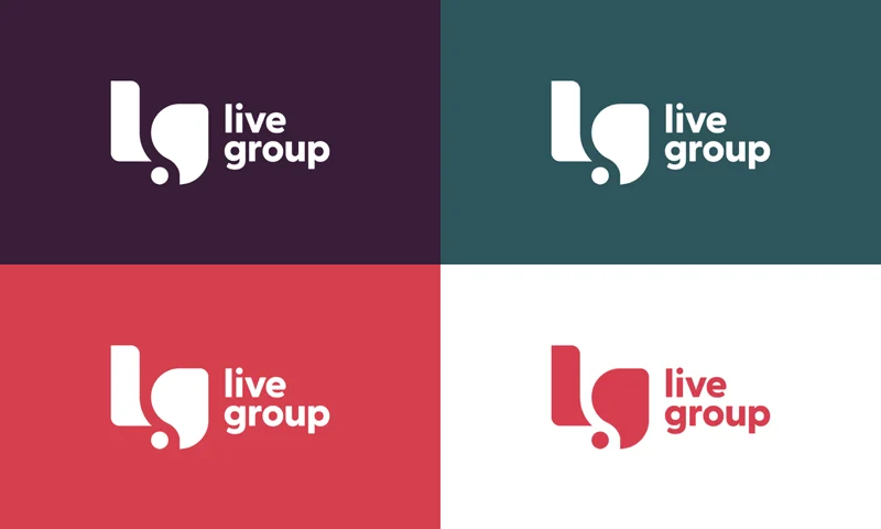 live group brand logo design colab digital
