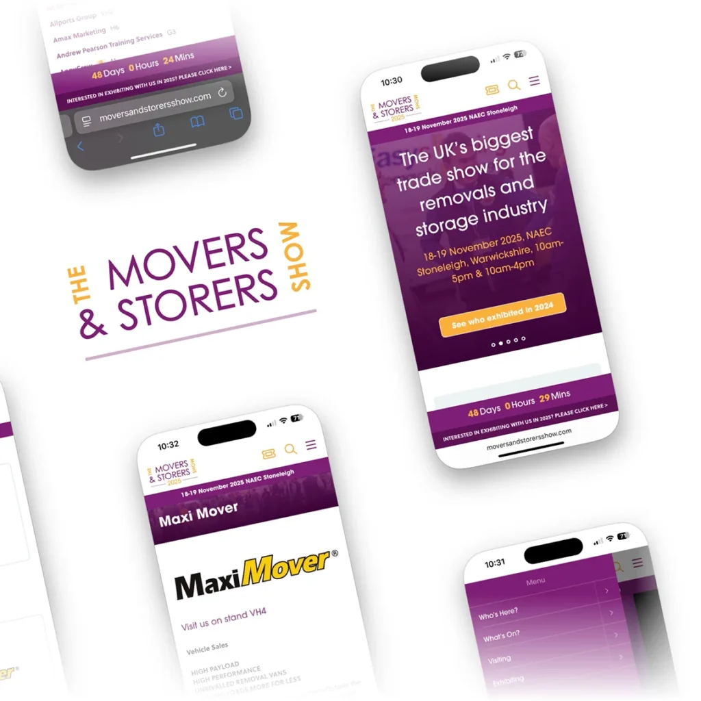 movers storers show brand logo design colab digital