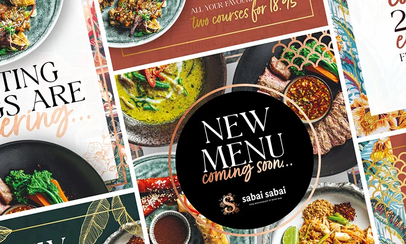 sabai sabai solihull restaurant graphic design colab digital