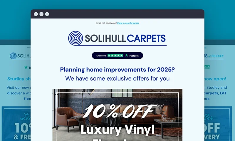 solihull carpets marketing campaigns colab digital