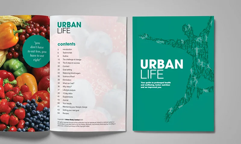 urban body physiotherapy booklet brochure design colab digital