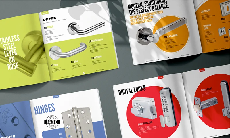 industrial company brochure design colab digital